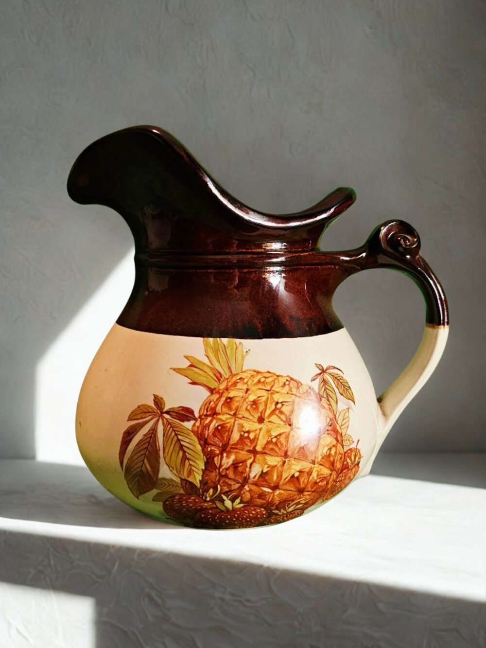 Vintage McCoy Pottery 7515 Water Pitcher Circa 1940